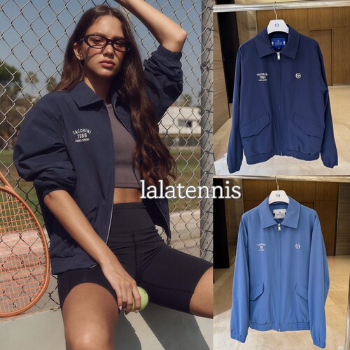 韩国直邮｜SergioTacchini老钱风男女同款翻领拉链梭织外套｜25秋