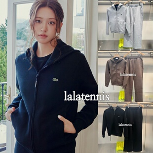 韩国直邮|鳄鱼女士网球系列安宥真同款连帽全拉链外套套装|25秋