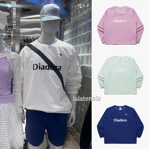 韩代 Diadora迪亚多纳男女同款网球服速干梭织轻量弹性长袖 26春