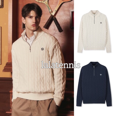 韩国直邮｜塞尔吉奥SergioTacchini男士半拉链高领针织衫｜25秋冬