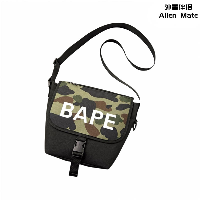 BAPE猿人头日本杂志附录迷彩印花邮差包托特包单肩包,箱包皮具/热销女包/男包,男士包袋,淘宝优惠券,粉丝福利购,淘宝优惠卷
