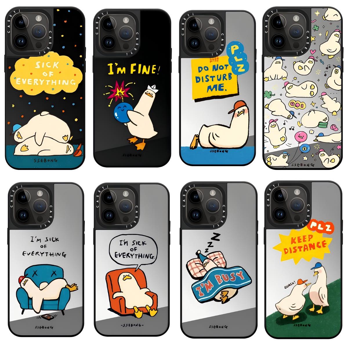 CASETi手机壳联名厌倦一切颓废鸭