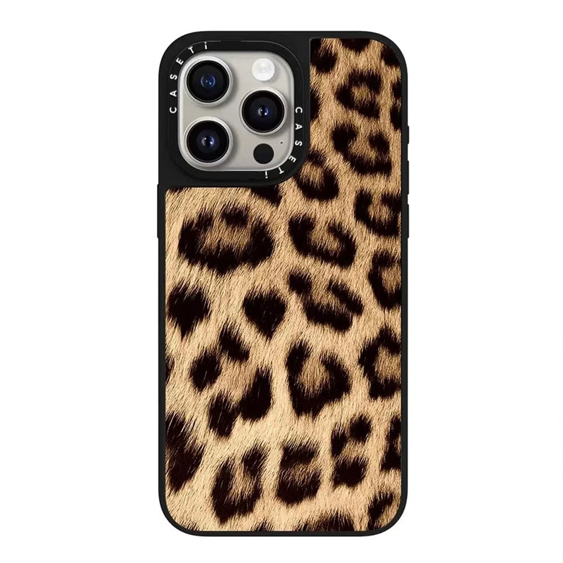 caseti联名韩火火同款豹纹手机壳