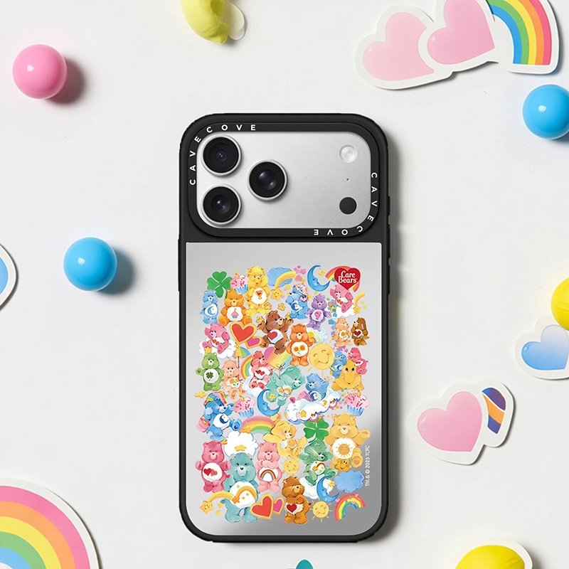 CASE联名CareBears彩虹软糖小熊新款适用iphone17promax手机壳苹果16磁吸MagSafe15可爱14卡通13防摔12全包壳