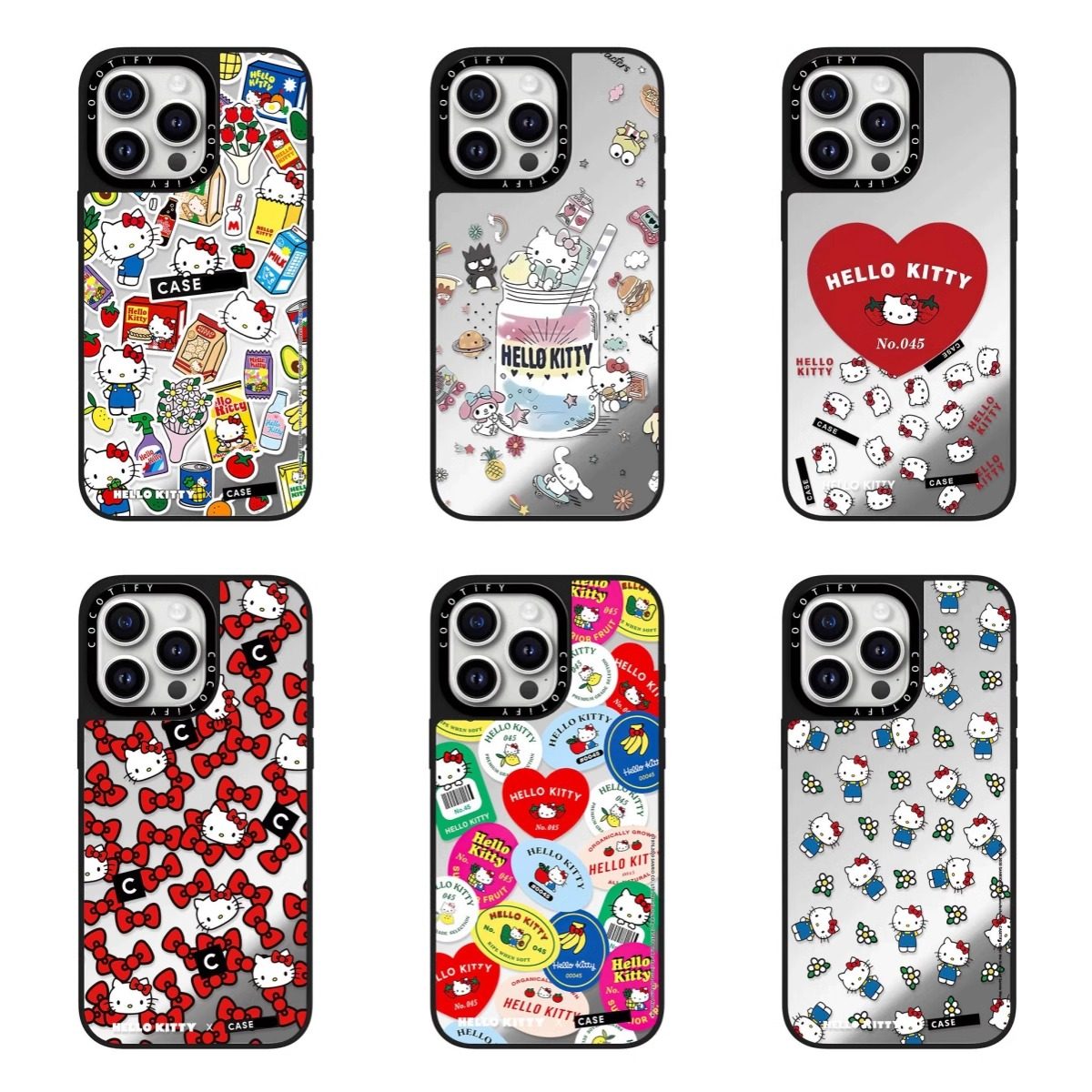 CASE联名可爱HelloKitty凯蒂KT猫适用iphone17ProMax手机壳16pro苹果15防摔14镜面Magsafe磁吸13卡通12全包壳