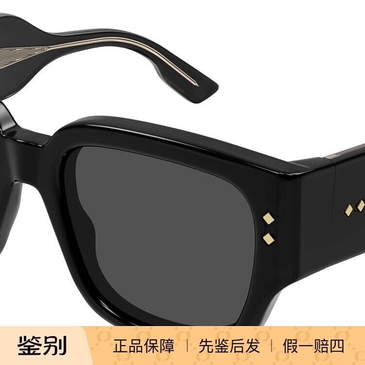 意大利正品GUCCI/古驰 经典复古粗框板材墨镜眼镜男女同款GG1261S
