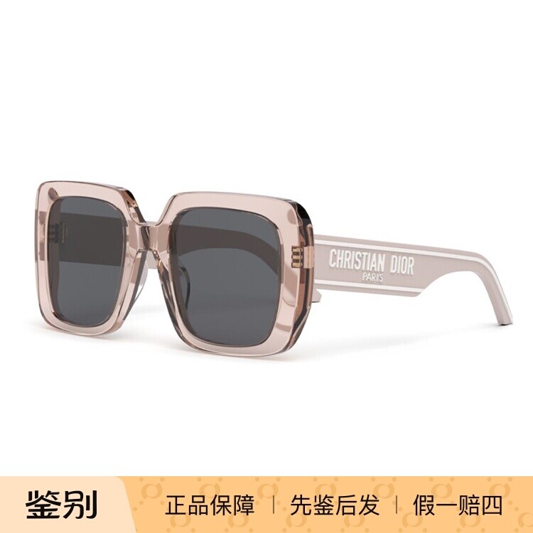 DIOR迪奥墨镜女新款复古时尚方形大框板材镜框太阳镜WILDIOR S3U