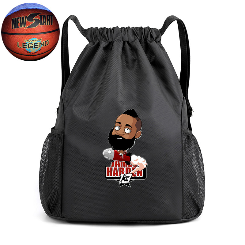 BUNDLE POCKET BASKETBALL BAG STUDENT BASKETBALL BAG TRAINING BAG LARGE CAPACITY SPORTS FITNESS BAG LIGHTWEIGHT FOLDABLE WATERPROOF WATERPROOF
