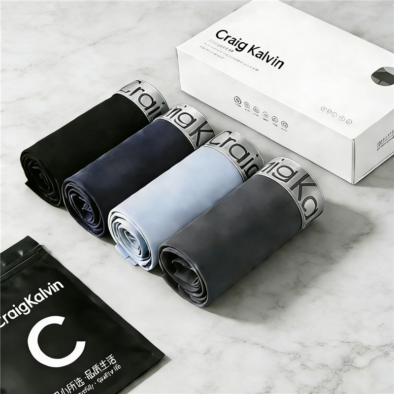 新款纯棉纯色男士内裤简约运动男生平角裤个性裤衩时尚四角短裤头,女士内衣/男士内衣/家居服,男平角内裤,淘宝优惠券,粉丝福利购,淘宝优惠卷