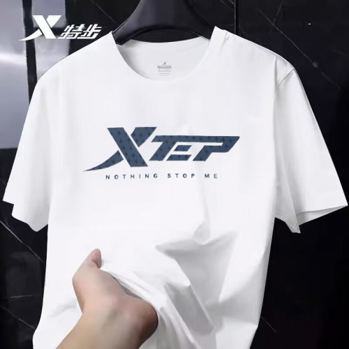 特步短袖T恤男夏季透气