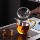 Высококачественный стеклянный набор для слива чая sea tea из трех частей, термостойкое ситечко из боросиликатного стекла, встроенный дозатор чая mini 4