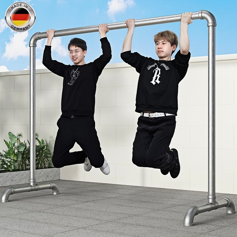 钢管晾衣架落地卧室折叠户外家用阳台挂衣服简易晒被凉衣单杆水管