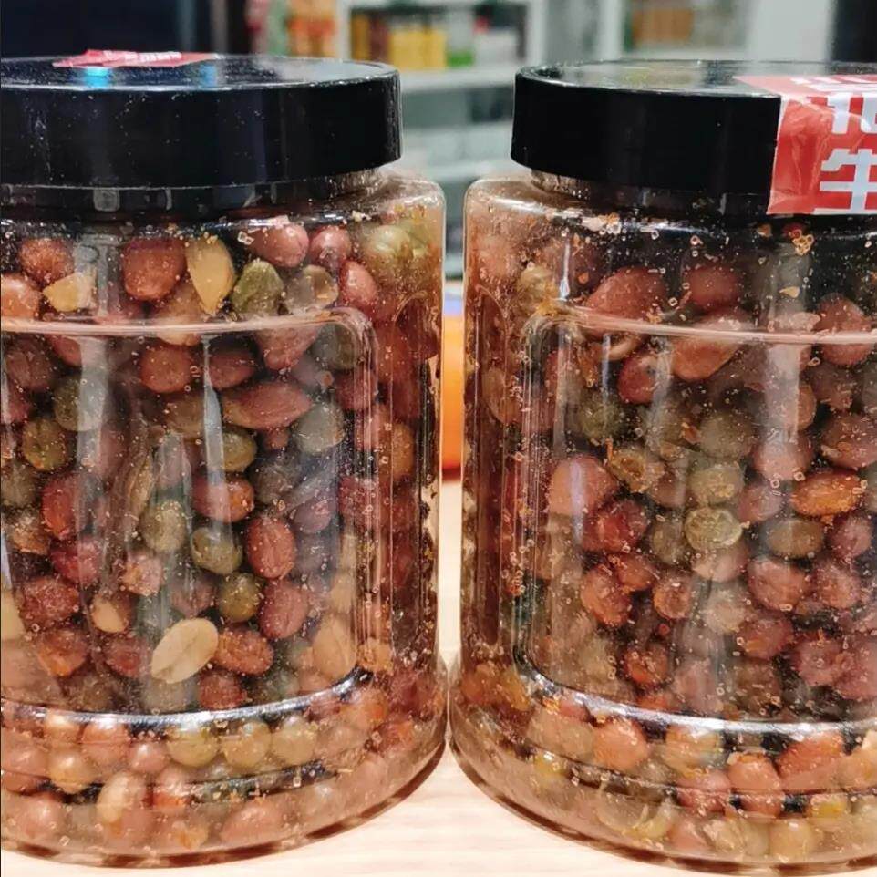正宗/小鱼花生米下酒菜香辣味油炸香酥零食烧烤店饭店即食/罐装/