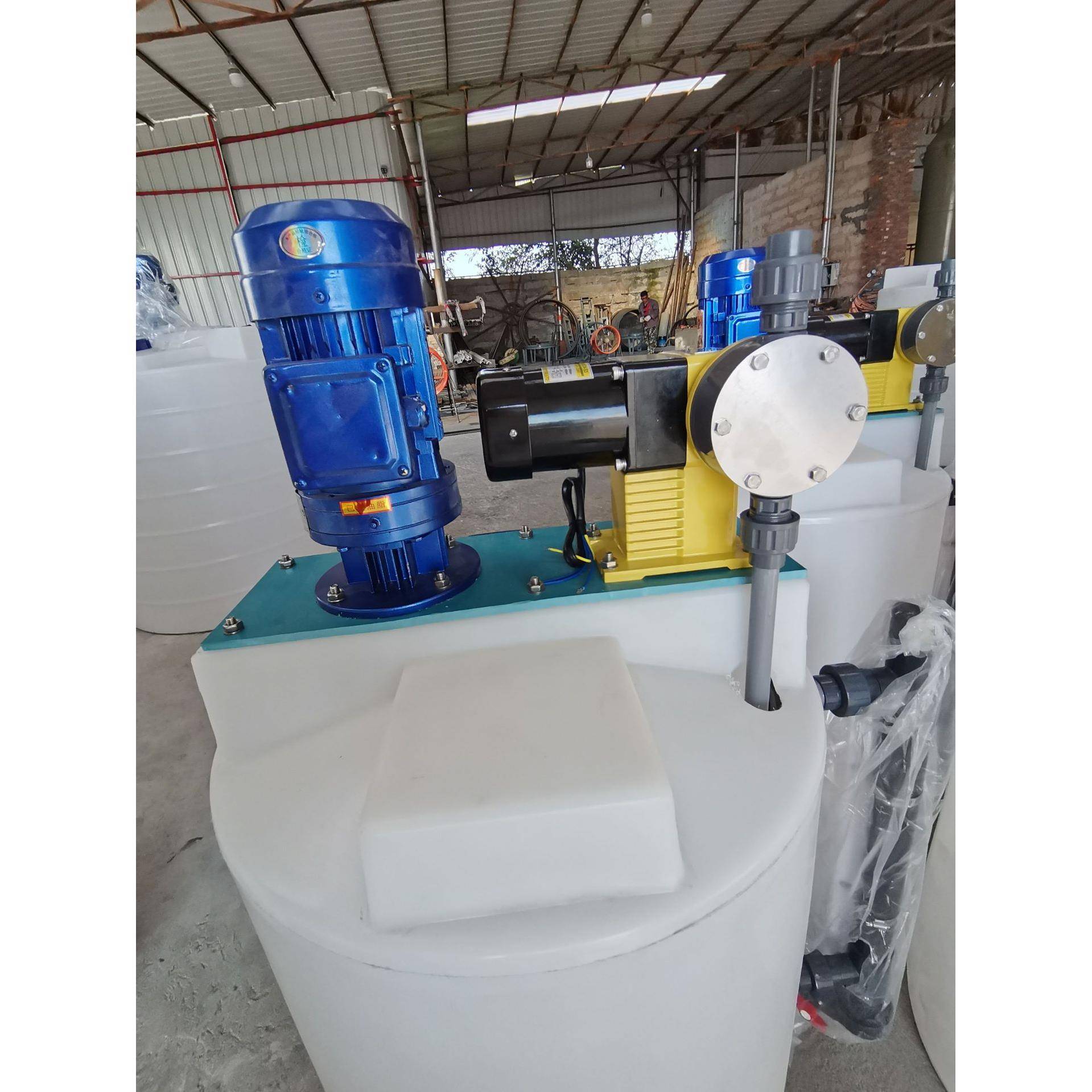 全自动PAC/PAM絮凝剂配套桶PE加药装置投药机缓释溶药设备