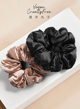 美国Kitsch 缎面绸缎柔软枕头发圈毛巾发圈发绳枕套章小蕙推荐