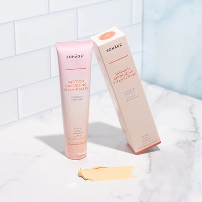 美国 Sonage 藏红花天然精油滋养水洗面膜涂抹面膜60ml