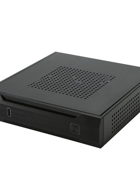 工控半高机箱超薄一体机迷你桌面背挂机箱HTPC机箱