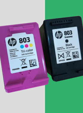 惠普 hp deskjet1111喷墨打印机803墨盒F6V20A墨盒3YP42A墨盒墨水
