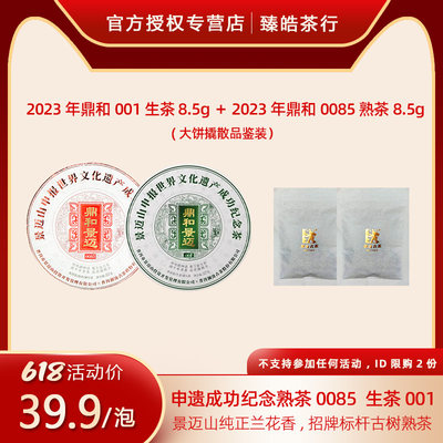 生茶001+熟茶0085品鉴装