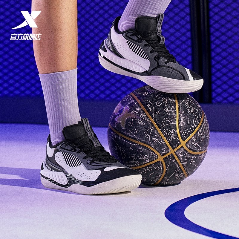 特步御风5.0丨篮球鞋2025新款冬季实战专业篮球鞋轻便减震运动鞋