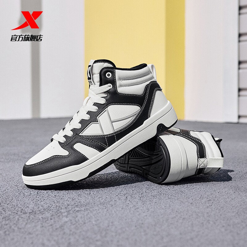 加绒加厚保暖棉鞋特步