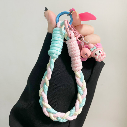 卡通挂链短款手腕绳防丢可爱吊坠