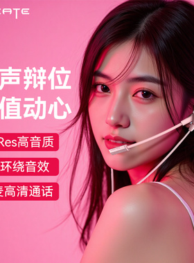 漫步者有线耳机typec游戏专用接口入耳式电脑电竞K歌降噪带麦gx04