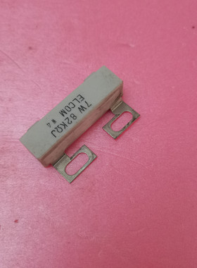 拆机ELCOM现货7W 82KΩJ水泥陶瓷电阻器变频器配件实物拍摄