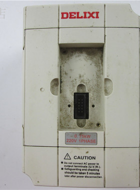 DELIXI 变频器 CDI9100-SG0R75T2-DSJ  0.75KW 220V 实物拍摄