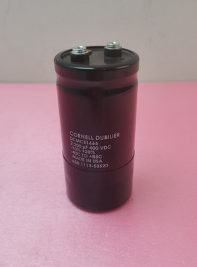 CORNELL DUBILIER拆机DCMCE1666电解电容2200UF/400V/51*105mm