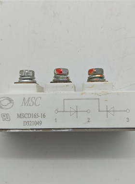 MSC原装拆机MSCD100-16二极管模块MSCD165-16 MSCD200-16实拍现货