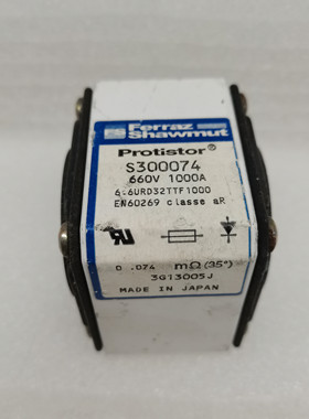 Ferraz 保险快速熔断器 9URD32TTF1000/S300074 660V1000A 现货实
