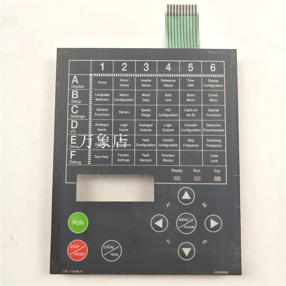 FTA1面板薄膜实物拍摄操作板