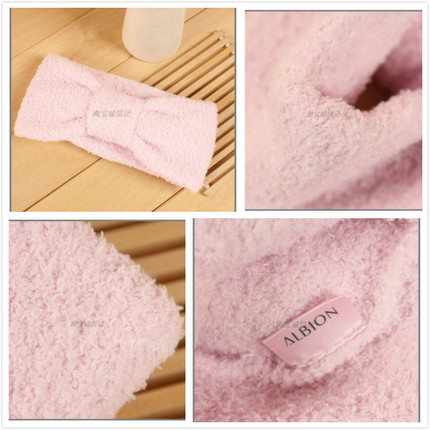 内野毛巾至软柔韧强弹力纤维抗菌洗脸洁面发箍头箍特价日本albion
