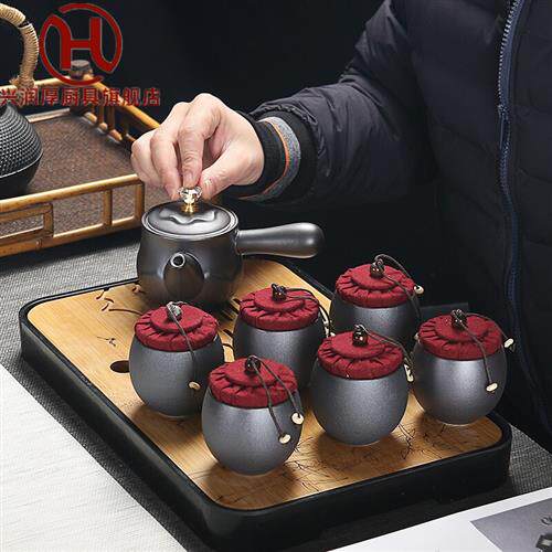 高档礼盒送客户茶叶罐礼盒包装空礼盒陶瓷复古礼盒私房茶碎银子迷