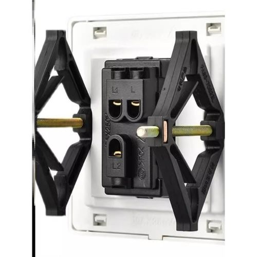 固定面墙插座卡扣丝底底盒固定器墙面面板电源支架开关内盒渐