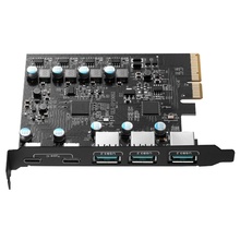 现货PCIE转Type-C扩展卡USB3.2 20Gbps 免驱动台式电脑转接卡