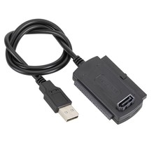USB TO IDE/SATA电脑硬盘USB转串口/并口 IDE三用 带电源