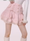 JAPANESE KAWAII LOLITA MINI SKIRT WOMEN WINTER LACE CASUAL E