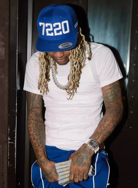 45Cent嘻哈说唱Rapper健身重磅弹力黑人紧身打底短袖T恤男潮ins风