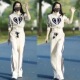 宽松卫衣显瘦阔腿裤 时尚 新款 女2025春秋季 两件套潮 休闲运动服套装