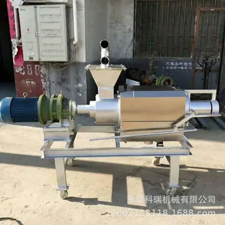中药渣红薯渣脱水机 猪粪干湿分离机 处理养殖场禽畜粪便设备