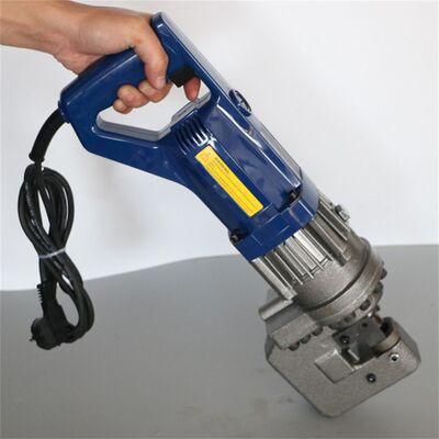 便携式槽钢打眼机 电动液压冲孔机 Handheld punching machine