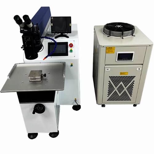 模具激光焊接机修补小型全自动吊臂不锈钢金银脉冲200w平台点焊机