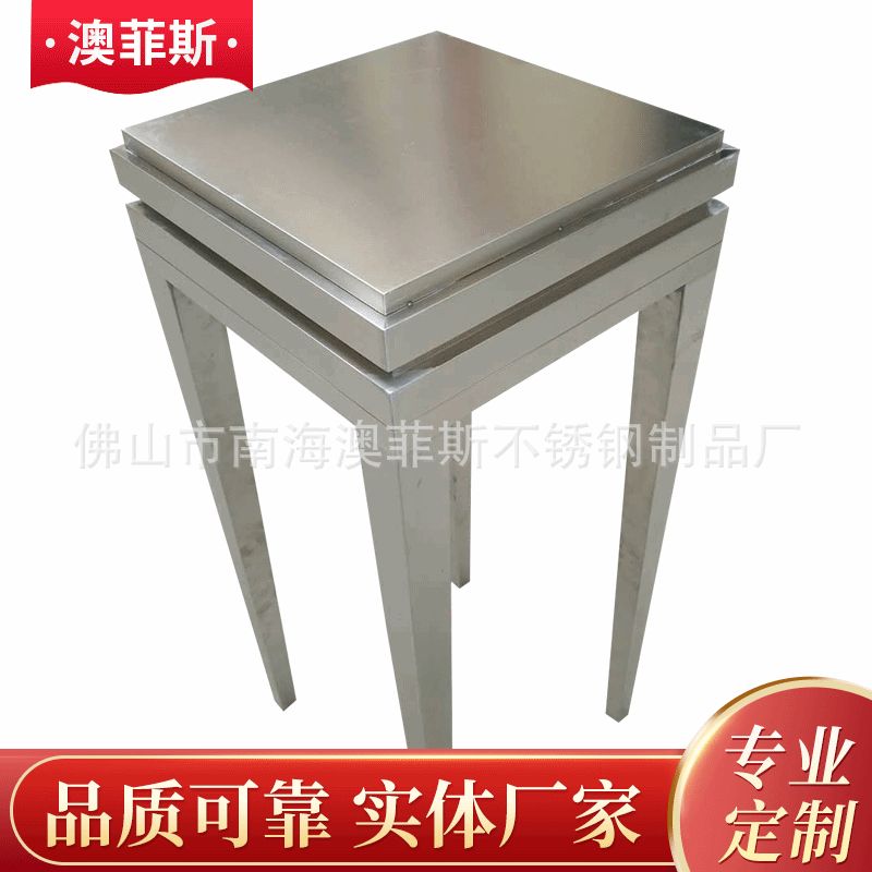不锈钢珠宝展示架 饰品柜台首饰玻璃柜 砂钢无指纹展示柜厂家直供