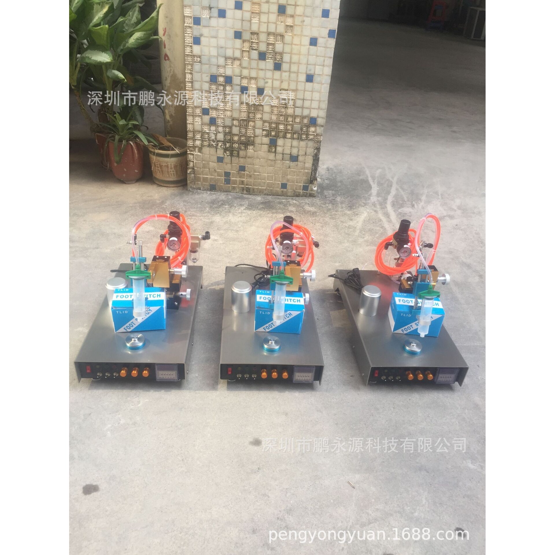 耳机 音响 微型喇叭点胶机 音膜点胶机 圆形 针筒式带回吸点胶机