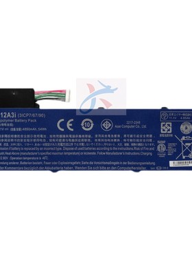 适用宏碁TravelMate X483 W700series V4DA2笔记本AP12A4I电池