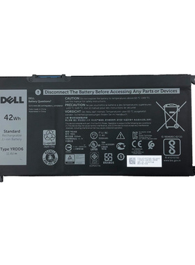 适用戴尔Vostro5481 5581 5490 5590/3 P111G P93G P87G电池YRDD6