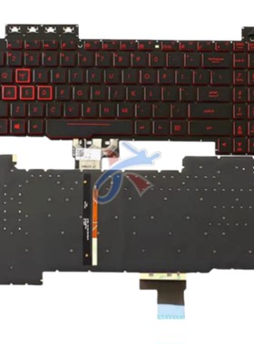适用华硕飞行堡垒 FX504 FX505 FX80G/E FZ80G ZX80G FX86S/F键盘