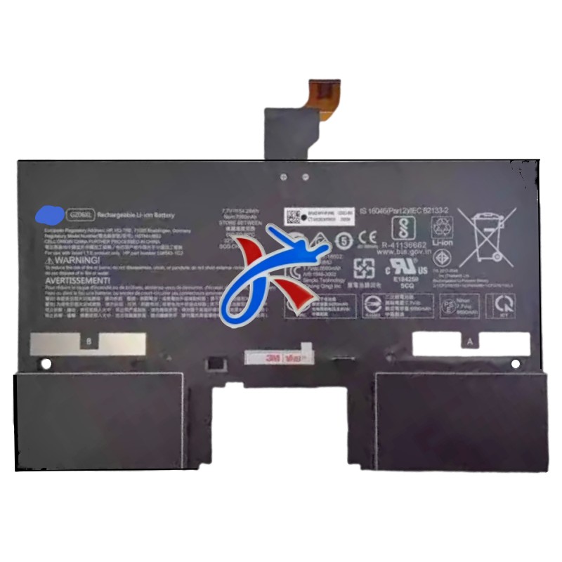 适用惠普FOLIO13-AK00 TPN-C137 HQ-TRE平板GZ06XL电池HSTNN-IB8J